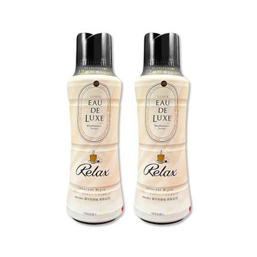 (2瓶超值組)日本P&G Lenor-Eau de Luxe法式奢華12週衣物芳香顆粒香香豆520ml/瓶-純淨百合(米黃色)(織品洗衣除味香氛豆)