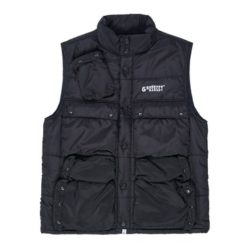 5th STREET｜山形｜男裝｜工裝多袋式鋪棉背心｜黑色