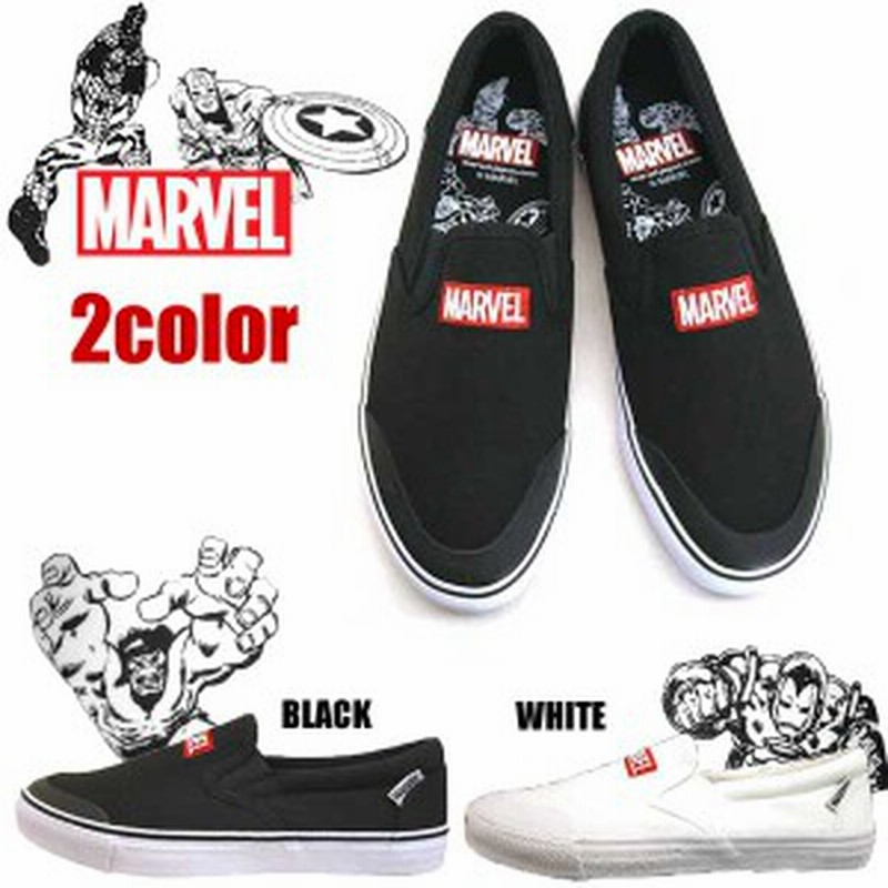 ディズニー マーベル Disney Marvel 3009 スリッポンスニーカー キャンバス メンズ 通販 Lineポイント最大1 0 Get Lineショッピング