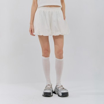 QUEENSHOP_S 女裝 蕾絲剪接造型低腰氣球短褲 S/M 現+預 【04130330】