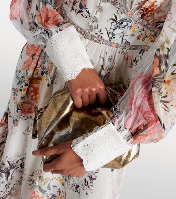 Camilla Floral linen and silk maxi dress