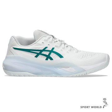 Asics 亞瑟士 網球鞋 男鞋 溫網 抗扭 硬地 匹克球 底線型 GEL-RESOLUTION X 白【運動世界】1041A481-102