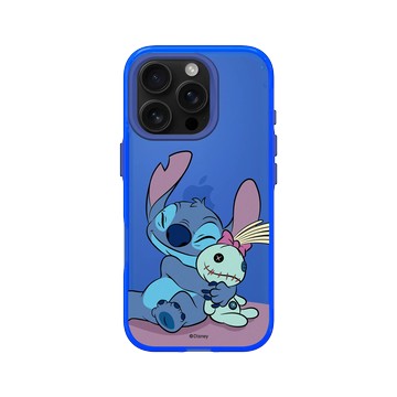 iPhone 16 Pro Clear 激光藍 - 迪士尼-史迪奇 Disney Stitch - 史迪奇 - 史迪奇與Scrump