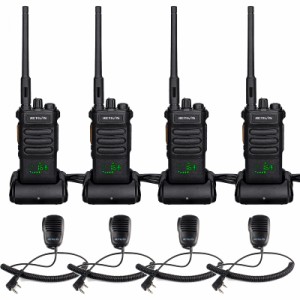 Retevis RT86 Two Way Radios Long Range RechargeableHigh Power Heavy Duty 2600mAh Way RadiosRemote AlarmBuilt-in Flashlig