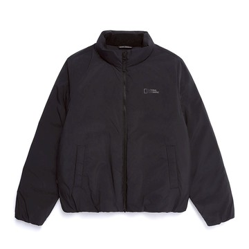 女裝 POOULI 羽絨 立領外套／鴨絨 - 黑色