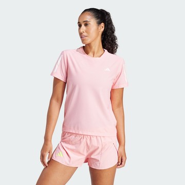 adidas 愛迪達 上衣 女款 短袖上衣 運動 亞規 OTR B TEE 粉 IV5488