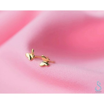 SUMMER 銀飾💫［S925純銀］迷你蝴蝶耳針🦋  純銀耳環 純銀飾品