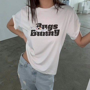 正韓T恤 華納官方短袖T恤FOM1072-創翊韓都