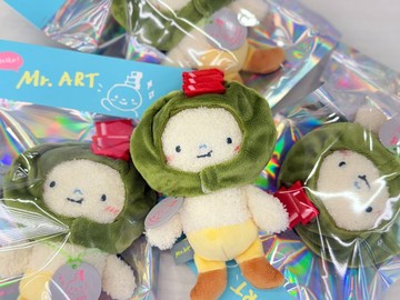 國美館吉祥物 Mr. ART 絨毛玩偶吊飾