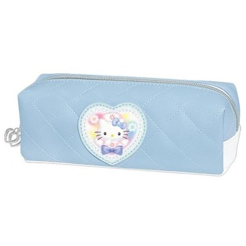 小禮堂 Sanrio 三麗鷗 Hello Kitty 皮質方形拉鍊筆袋 (fantasy 藍護士)