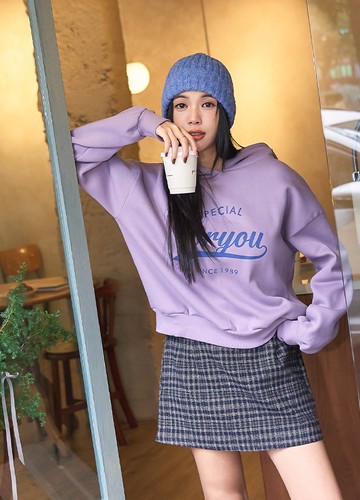 街頭感內刷毛帽T