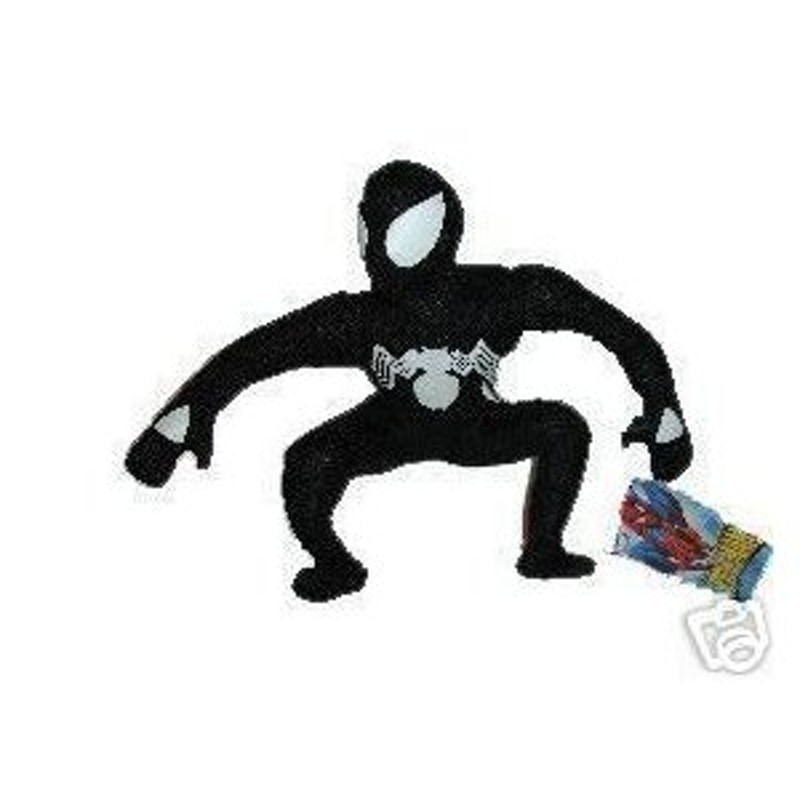 black spiderman plush