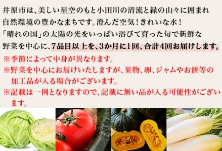 旬の農産物（野菜・果物など）詰合せ