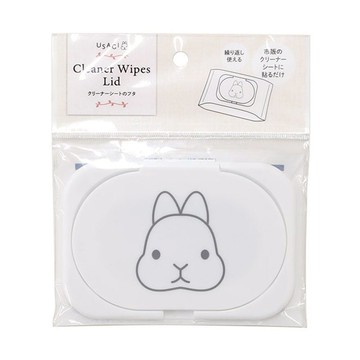 asdfkitty*日本 ECHO 兔子濕紙巾蓋-可重複黏貼-隨身包.溼拖巾.廚房油污濕巾...也可使用-正版商品