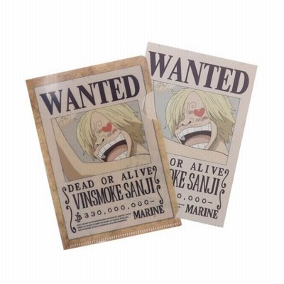 One Piece コレクション雑貨 アニメキャラクター A6 ファイルケース 付き ポストカード 手配書 サンジ ワンピース ジェイエム 通販 Lineポイント最大get Lineショッピング