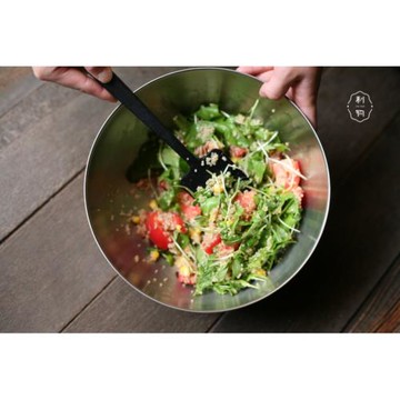 利物304不銹鋼烘焙攪拌和面家用沙拉碗湯碗洗菜打蛋盆堆疊收納