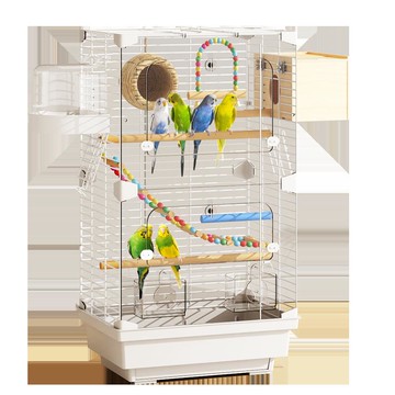 鳥籠  鸚鵡鳥籠防飛濺生態別墅亞克力家用大號型玄鳳虎皮八哥專用繁殖籠