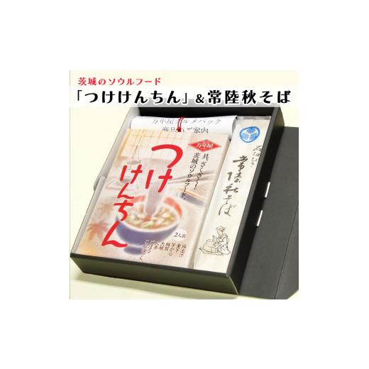 ふるさと納税 茨城県 大洗町  つけけんちん そば 2人前セット 常陸 秋そば 茨城 郷土料理 蕎麦 けんちん汁