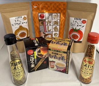 味ごころ詰合せ（スープ、お茶、調味料、だし詰合せ）