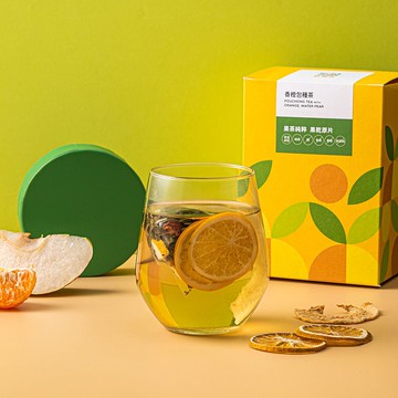 有果乾茶-香橙包種茶每日隨身包6包/盒【Hoiis好集食】無添加