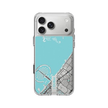 iPhone 17 Pro Max Clear Case（相機按鈕） 透明 - JOCR - Dubai (Black Logo)