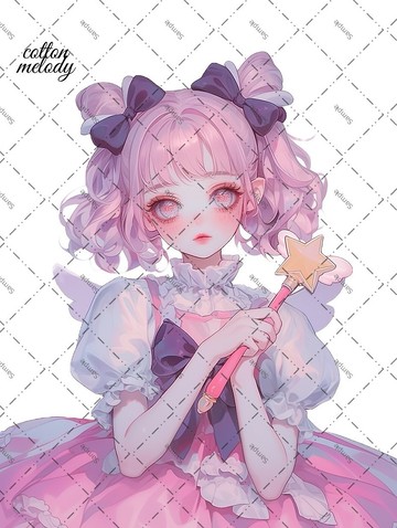 原廠貼紙 no.1943 人物貼紙 原創貼紙 原創人物貼紙 裝飾貼紙 棉旋律