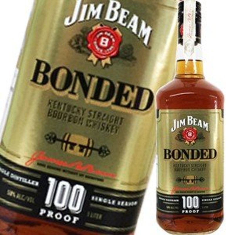 ウイスキー ジムビーム ボンデッド 50度 1000ml_あすつく対応 バーボンウィスキー 洋酒 whisky 通販  LINEポイント最大0.5%GET | LINEショッピング