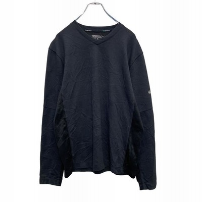 NIKE golf　ナイキゴルフ　黒ブラック　Vネック 長袖　L位 NIKE ナイキ（NIKE）（メンズ）ゴルフウェア 速乾 軽量 ドライ