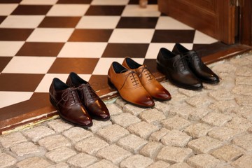 moo-men 紳裝 MIT鞍部手工亮澤牛津鞋