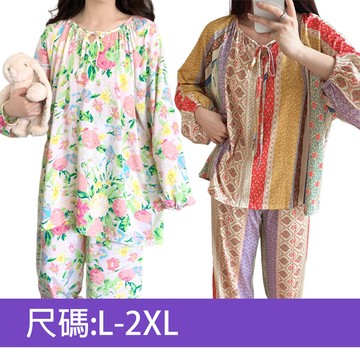 【韓國K.W.】限時瘋搶韓國專櫃長袖棉稠套裝多款任選(家居服/加厚/輕奢/小香風)