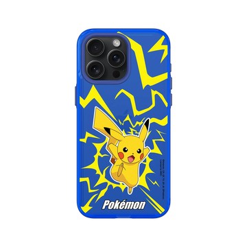 iPhone 15 Pro Max Clear 激光藍 - 寶可夢 Pokemon - 戰鬥系列-皮卡丘