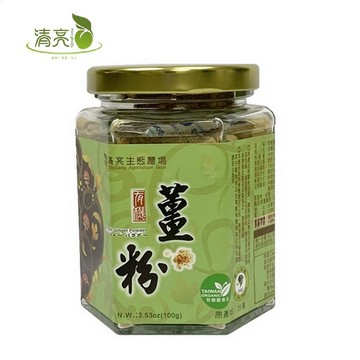 【清亮生態農場】有機薑粉100g/瓶