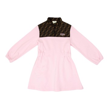FENDI Kids 粉色休閒洋裝