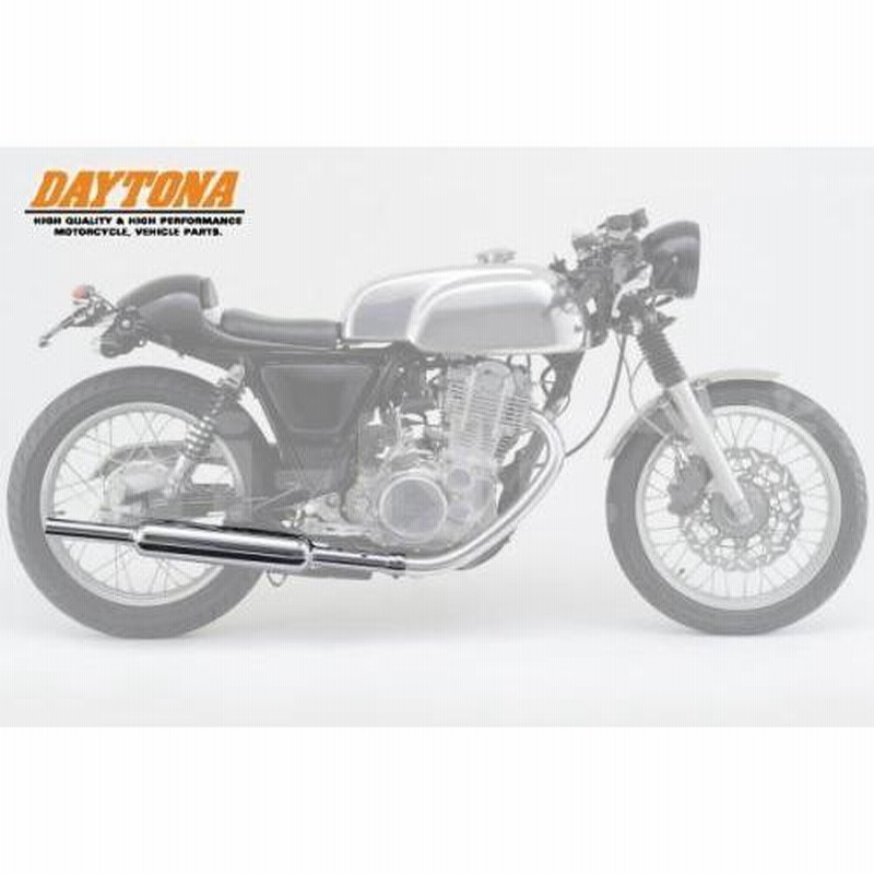 マフラー SR400 FI用 S-ON スリップオンキャブトンタイプ