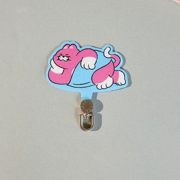 ZIZONE妖嬈睡姿旋轉手機掛片/夾片