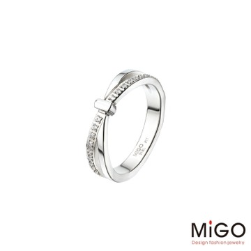 MiGO 相遇白鋼女戒指