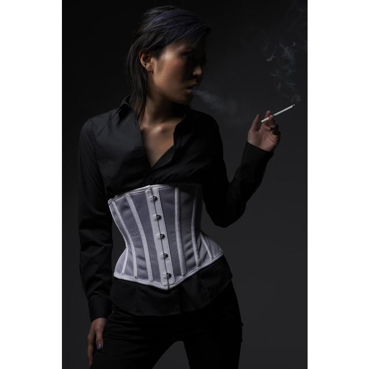 砂時計型アンダーバスト（夏用 ホワイト／ピュアワン コルセット  