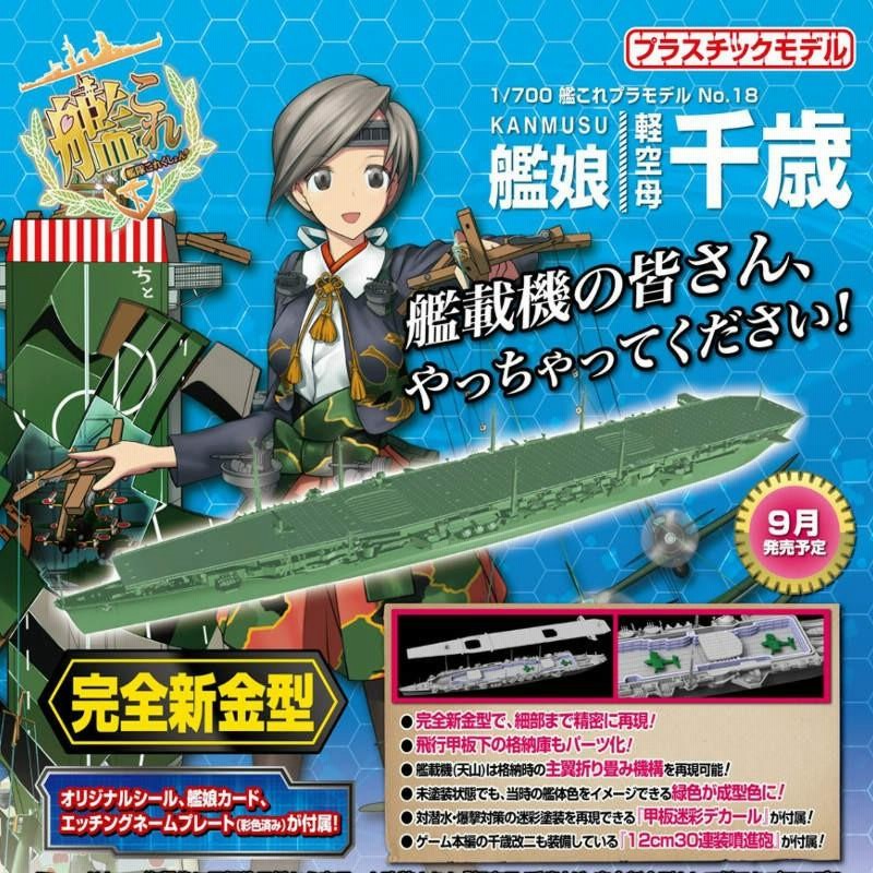 新品即納』{PTM} 1/700 艦隊これくしょんプラモデル18 艦娘 軽