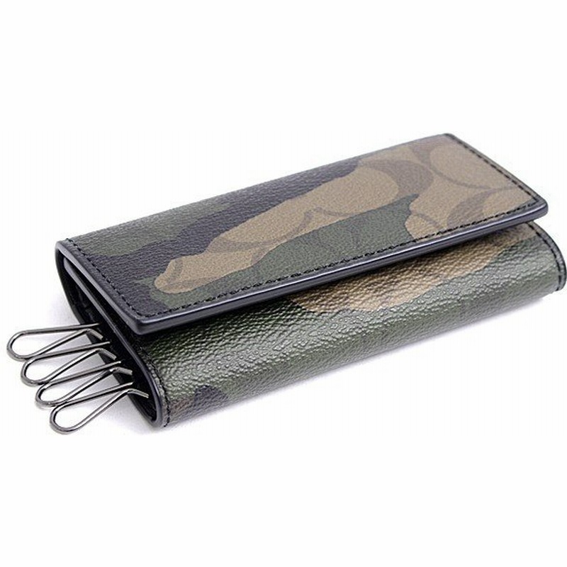 コーチ Coach Pvc シグネチャー 4連キーケース キーリング Mgq 迷彩柄 未使用展示品 通販 Lineポイント最大0 5 Get Lineショッピング