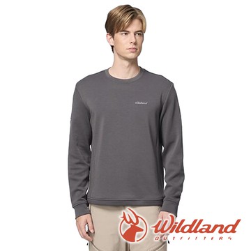 【wildland 荒野】中性彈性圓領太空機能保暖長袖上衣『慕尼灰』0B32603 戶外 露營 登山 健行 休閒 時尚 出國 旅遊 保暖 禦寒 長袖 上衣