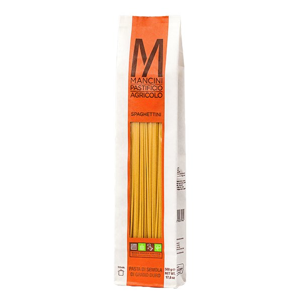 パスタ マンチーニ スパゲッティーニ 1.8mm 500g Mancini 食品 包装不可