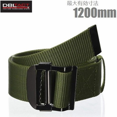 DBLTACT 作業ベルト バックルベルト 腰ベルト 安全ベルト スライドバックルベルト DT-SBB48-GR 50mm 腰袋 工具差し グリーン