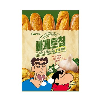 CW大蒜麵包風味餅乾（蠟筆小新版）55g