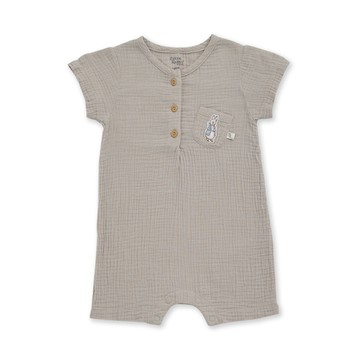 四季系列-彩色比得純棉紗布短袖兔裝