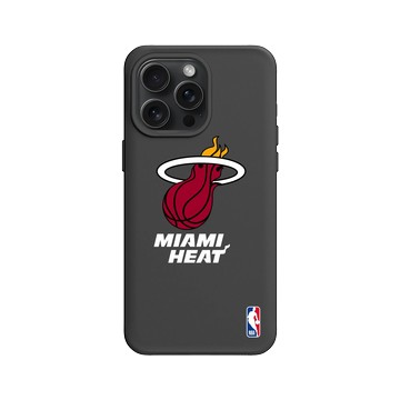 iPhone 15 Pro Max SolidX 黑 - NBA - Logo-邁阿密熱火 Miami Heat - Light