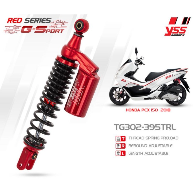 エントリー最大P14倍以上 YSS Thailand YSS Thailand:ワイエスエスタイランド ハイパフォーマンス リヤショックアブソーバ  PCX-150 HONDA ホンダ