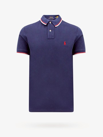 Cotton polo shirt with embroidered logo - POLO RALPH LAUREN - gender_Man