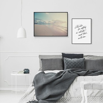 海是溫柔_暮色-自然/工作室/商空/臥房掛畫/客廳/民宿/複製畫