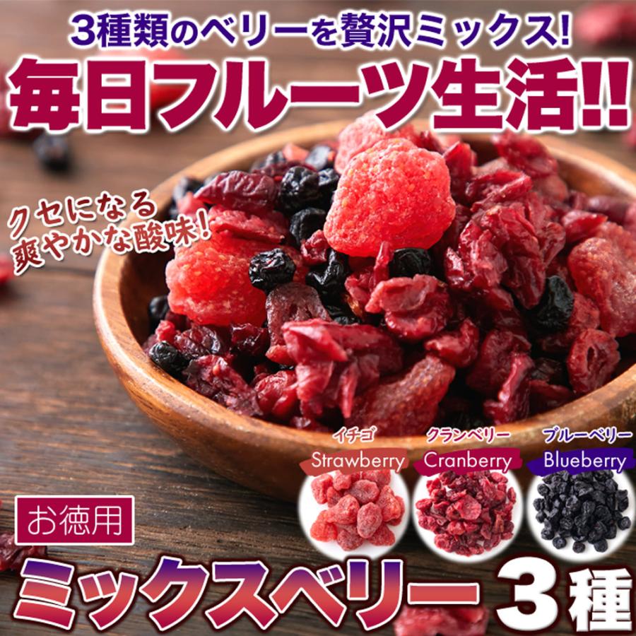 ミックスベリー3種500g ベリーの美味しさがギュッと凝縮！ SM00010880