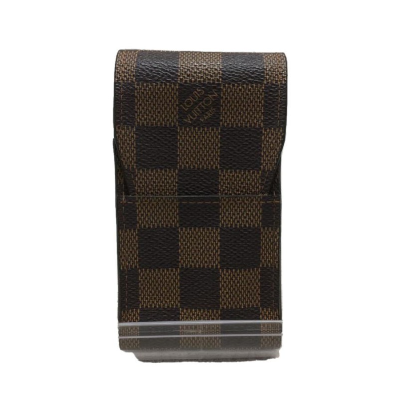 Louis Vuitton Damier Cigarette Case Damier Canvas Ebene Cigarette Case  N63024